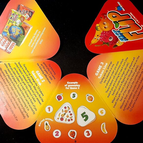 Fast Flip Matching Game by Blue Orange - No Tokens - Great Learning Tool!! - Picture 4 of 8